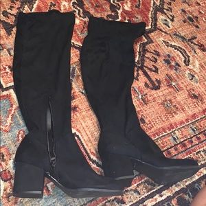 Knee high boots